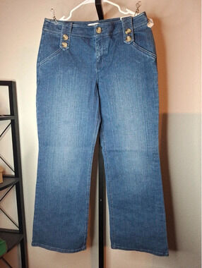 Loft Women's Denim Jeans Trouser Leg NWT size 6P